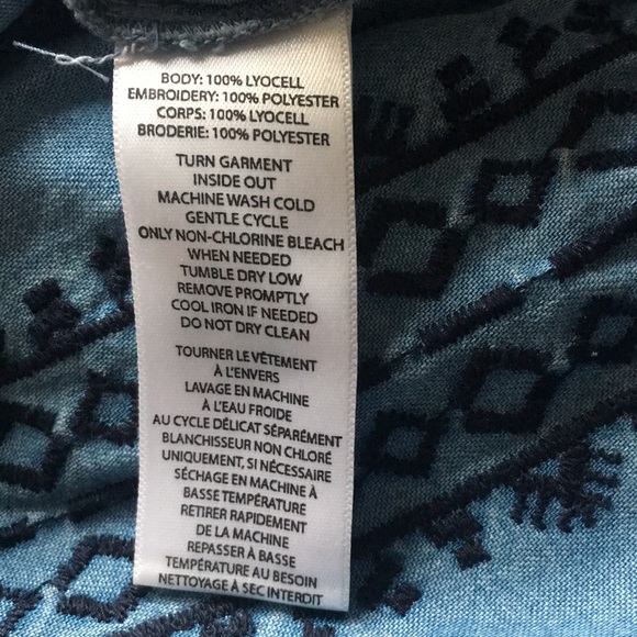 Cute ‘beach lunch lounge’ chambray sundress, size Medium - Picture 6 of 6